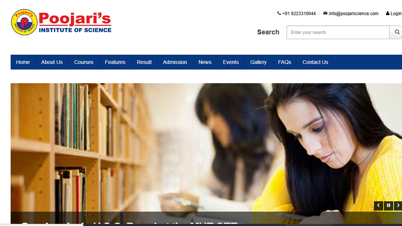 Poojari's Institute of Science